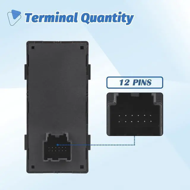 Alt view image 4 of 7 - Power Window Switch for 2014-2019 Chevy Silverado GMC Sierra