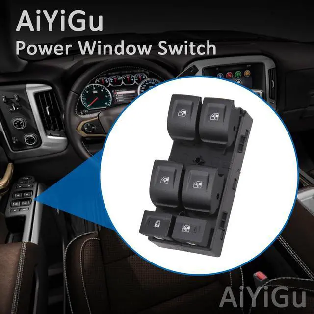 Alt view image 6 of 7 - Power Window Switch for 2014-2019 Chevy Silverado GMC Sierra