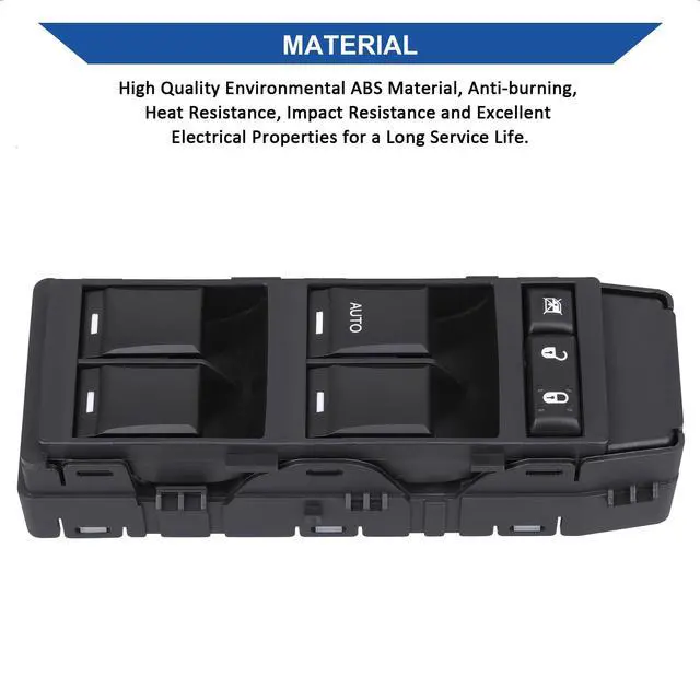 Alt view image 6 of 7 - Driver Power Window Switch for 2008-2013 Dodge Avenger 4602780AA