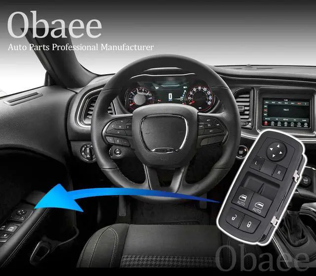 Alt view image 6 of 7 - Driver Power Window Switch for 2015-2022 Dodge Challenger 68183752AB
