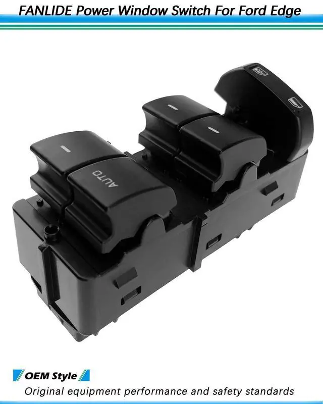 Alt view image 5 of 6 - Master Power Window Switch Compatible with 2011 2012 2013 2014 Ford Edge 2.0L 3.5L 3.7L, Front Left Driver Side Electric Window Control Switch Replace BT4Z14529AA 901-219