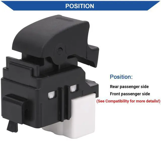 Alt view image 2 of 7 - Power Window Switch Button Front Rear Passenger Side 84810-12080