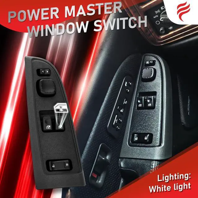 Alt view image 4 of 7 - 15883318 2003 Chevy Silverado Window Switch & Bezel, Front Driver Side