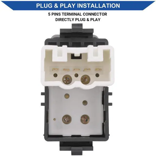 Alt view image 3 of 7 - Power Window Switch Button Front Rear Passenger Side 84810-12080