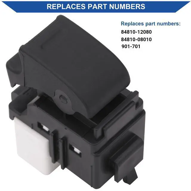 Alt view image 5 of 7 - Power Window Switch Button Front Rear Passenger Side 84810-12080