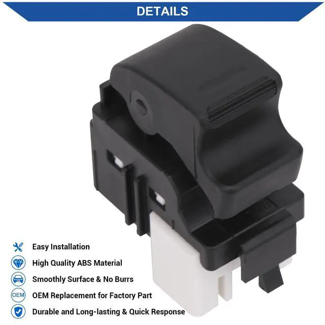 Alt view image 6 of 7 - Power Window Switch Button Front Rear Passenger Side 84810-12080