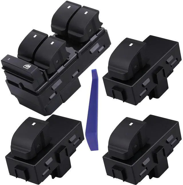 Main image of Driver Side Power Window Switch & 3 Pcs Passenger Window Switches