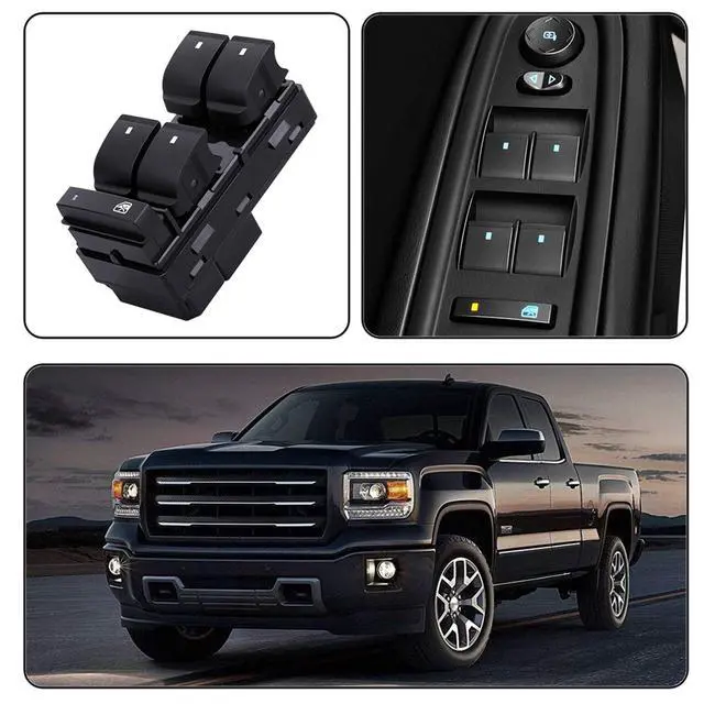 Alt view image 6 of 7 - Driver Side Power Window Switch & 3 Pcs Passenger Window Switches