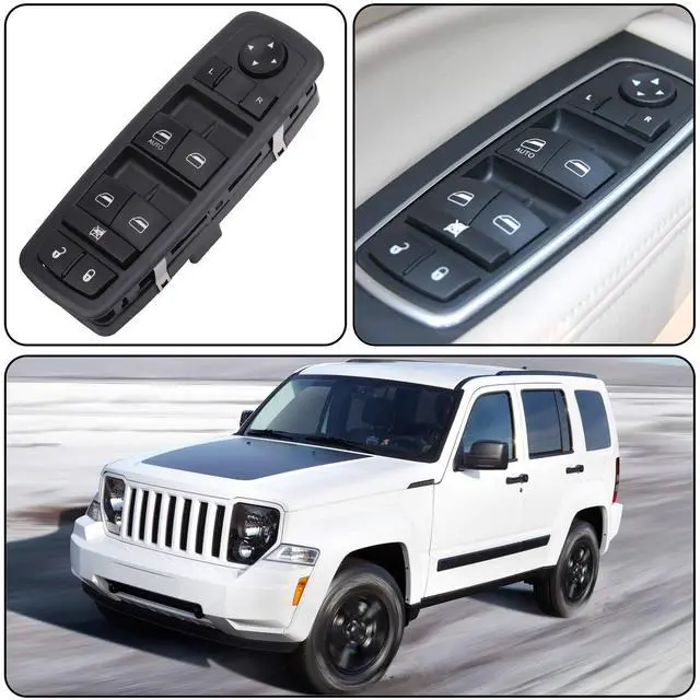 Alt view image 6 of 7 - Master Power Window Switch for 2008-2012 Jeep Liberty 4602632AD
