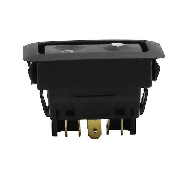Alt view image 2 of 4 - 4pcs DC 12V Universal 6 Pins Momentary Electric Illuminated Power Window Switch for Car Random Light Lamp Color