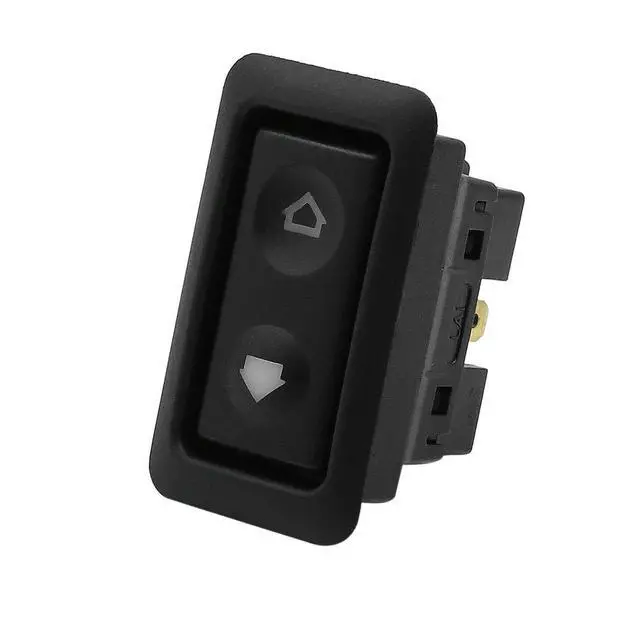 Alt view image 4 of 4 - 4pcs DC 12V Universal 6 Pins Momentary Electric Illuminated Power Window Switch for Car Random Light Lamp Color