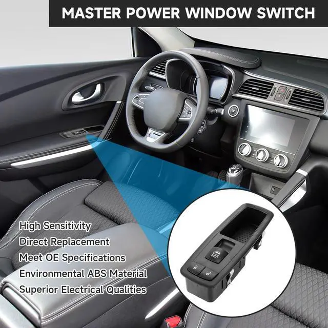 Alt view image 2 of 7 - Front Right Power Window Switch for Dodge Durango Jeep 68086692AE