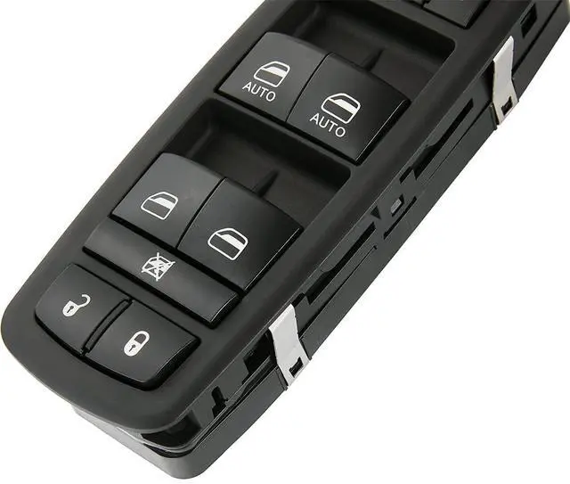Alt view image 6 of 6 - Master Power Window Switch.11 Metal Pins.Compatible with 2011 2012 2013 2014 Jeep Grand Cherokee.Dodge Durango.Driver Side Control switches Front Left.Led Light Green