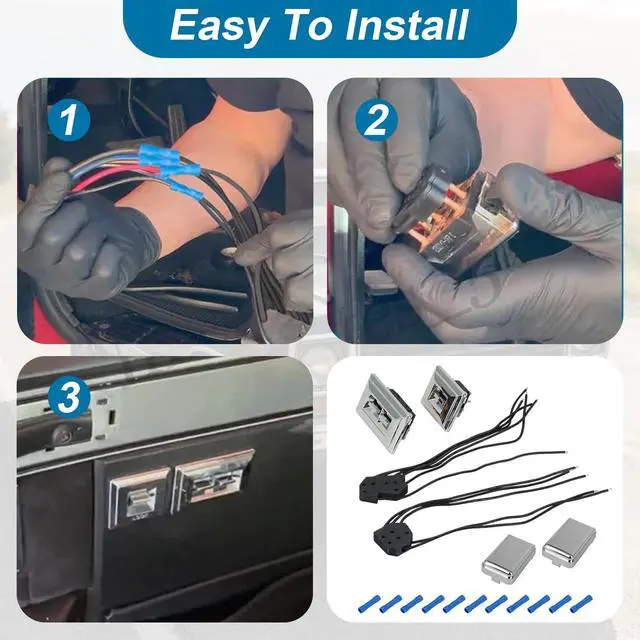 Alt view image 5 of 7 - Power Window Switch Repair Kit for Chevy GMC Truck 1981-1987