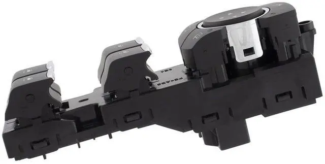 Alt view image 2 of 3 - 2022-2026 F-150 | 2024-2025 Super Duty LH Driver-Side Power Mirror Adjust Window Switch with Manual Fold Mirrors ML3Z-14529-BE