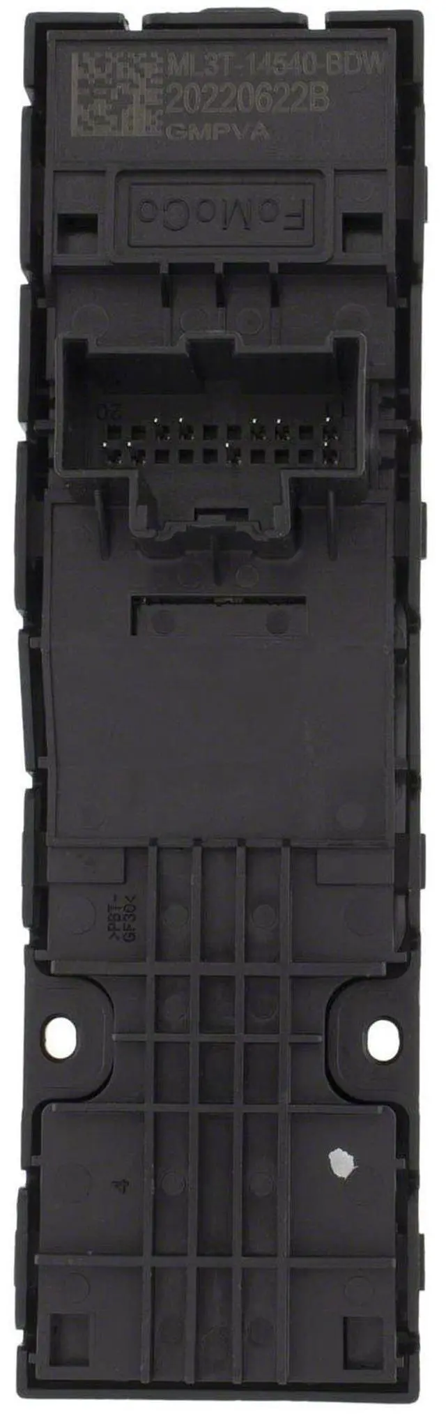 Alt view image 3 of 3 - 2022-2026 F-150 | 2024-2025 Super Duty LH Driver-Side Power Mirror Adjust Window Switch with Manual Fold Mirrors ML3Z-14529-BE