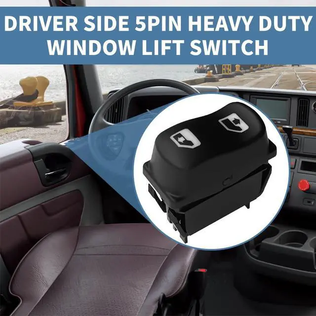 Alt view image 5 of 7 - 16-09209PKG Window Lift Switch Fit for Peterbilt 365 367 384 386 387 389