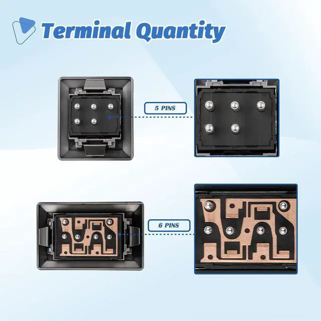 Alt view image 4 of 7 - Driver & Passenger Window Switch Bezel Set for Chevy S10 20061549