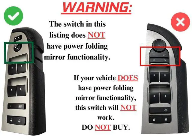 Alt view image 6 of 7 - Fully Assembled Set Window Master Switch 2010-2013 Silverado & Sierra