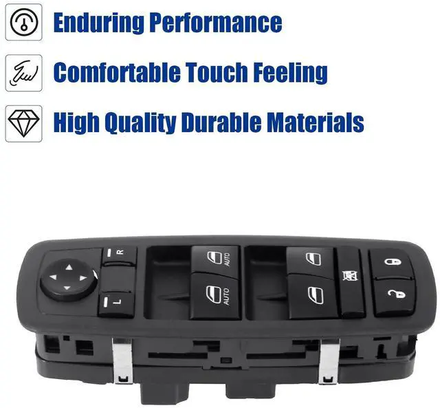 Alt view image 6 of 7 - Master Window Switch Compatible with 2009-2012 Dodge Ram 1500-3500