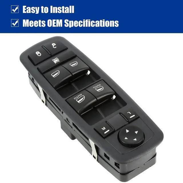 Alt view image 7 of 7 - Master Window Switch Compatible with 2009-2012 Dodge Ram 1500-3500