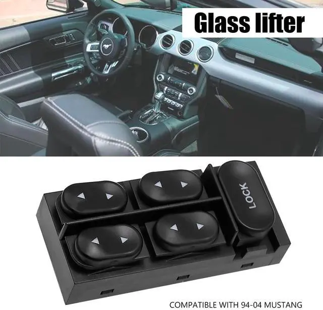 Alt view image 6 of 6 - Master Window Control Switch Driver Door Lift Control F4ZZ-14529-B Replacement for Ford Mustang Window Switch GT Convertible 1994-2004, Escort 1997-2002, Tracer 1997-1999