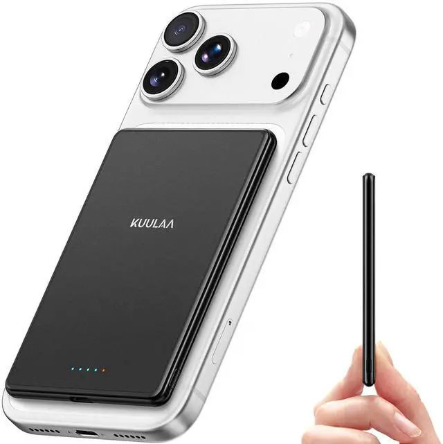 Main image of 0.27'' Ultra Slim for MagSafe Portable Charger, 5000mAh Wireless Magnetic Power Bank with USB C Charging,Travel Essential for Magsafe Battery Pack Compatible with iPhone 17/16/15/14/13/12 Series