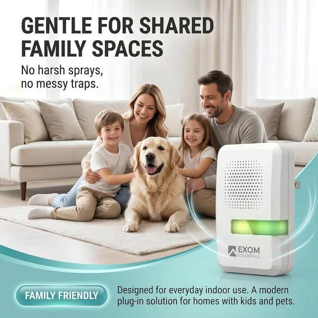 Alt view image 6 of 7 - T-26, Ultrasonic Pest Repeller Wall Plug-in Most Effective Than Repellents - Get Rid of - Rodents, Squirrels, Mice, Rats, Bats, Roaches, Ants, Spiders, Bed Bugs, osquito, Insects(2 Pack)