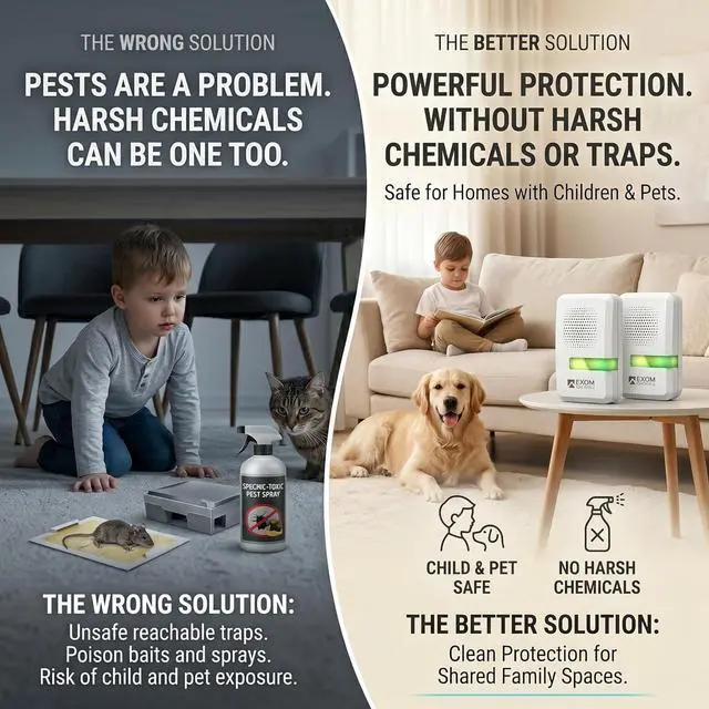 Alt view image 7 of 7 - T-26, Ultrasonic Pest Repeller Wall Plug-in Most Effective Than Repellents - Get Rid of - Rodents, Squirrels, Mice, Rats, Bats, Roaches, Ants, Spiders, Bed Bugs, osquito, Insects(2 Pack)