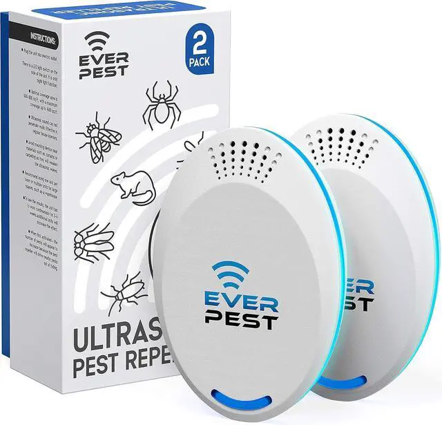Main image of Ultrasonic Pest Repeller Plug-in for Mice & Roaches, 2-Pack
