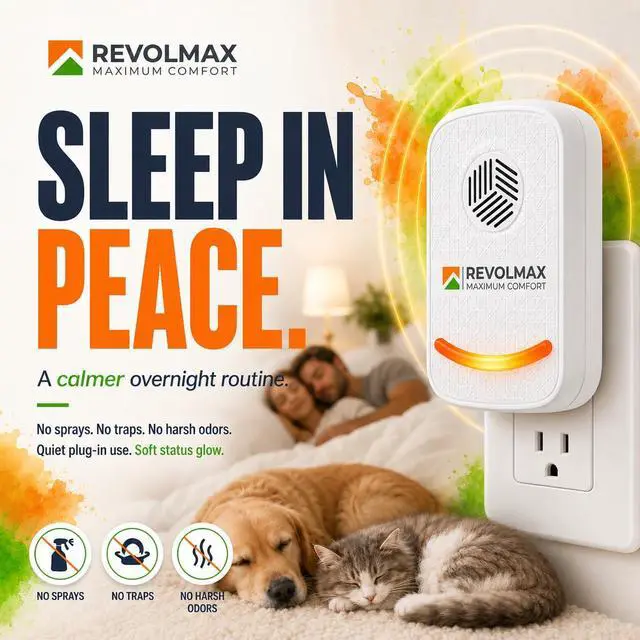 Alt view image 6 of 7 - RX-78, Ultrasonic Pest Control Repeller - Electronic & Ultrasound, Indoor Plug-in Repellent - Get rid of - Rodents, Mice, Squirrels, Bats, Insects, Bed Bugs, Ants, Fleas, Spiders, Roaches (6Pack)