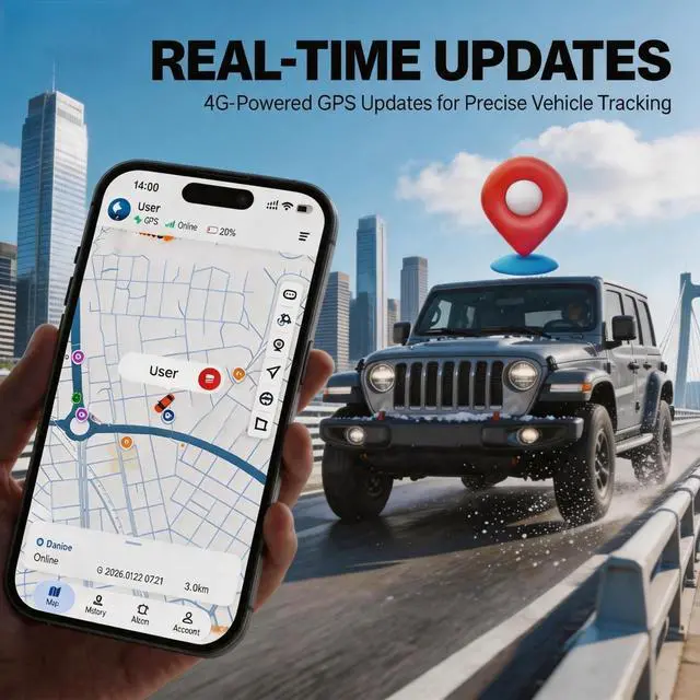 Alt view image 2 of 7 - GPS Tracker for Vehicles - Subscription Needed Cancel Anytime