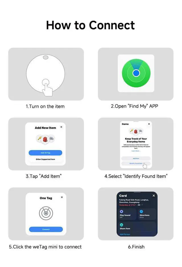 Alt view image 7 of 7 - Tracker Tags, 4 Pack Work with Find My(iOS)