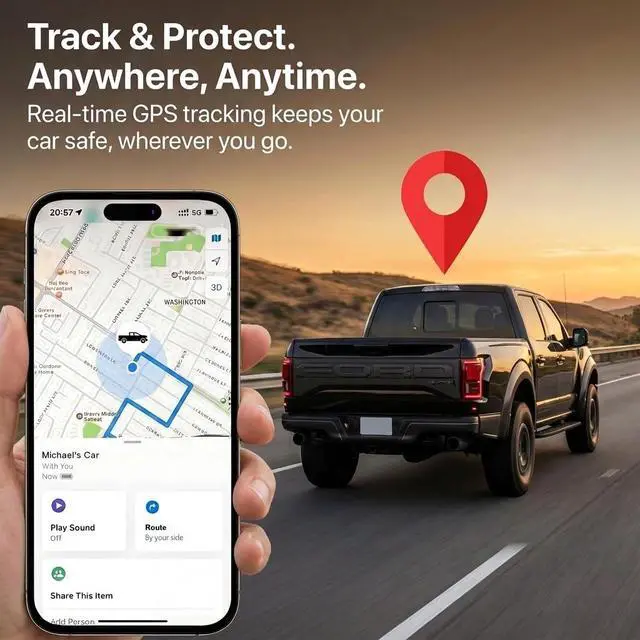 Alt view image 2 of 7 - GPS Tracker Devices for Vehicles with Charging Port