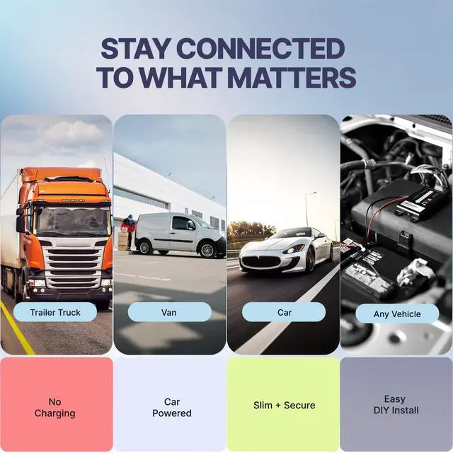 Alt view image 3 of 7 - Easy Wired 4G Vehicle GPS Tracker Hardwired Hidden Tracking Device, Waterproof, Covert, Real-Time Fleet Security for Cars, Trucks, Motorcycles & Vehicles - Subscription Required