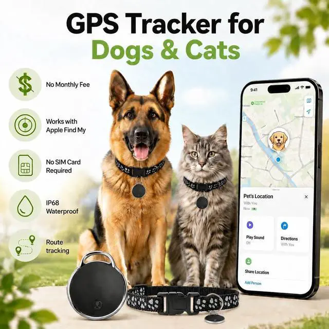 Alt view image 2 of 7 - GPS Tracker for Dogs/Cats, Real-Time Tractive GPS Tracker Device