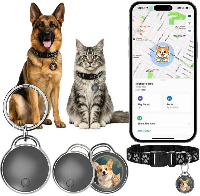 Main image of GPS Tracker for Dogs/Cats, Real-Time Tractive GPS Tracker Device