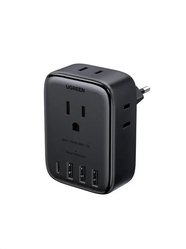 Main image of 20W 8-Port European Travel Plug Adapter GaN