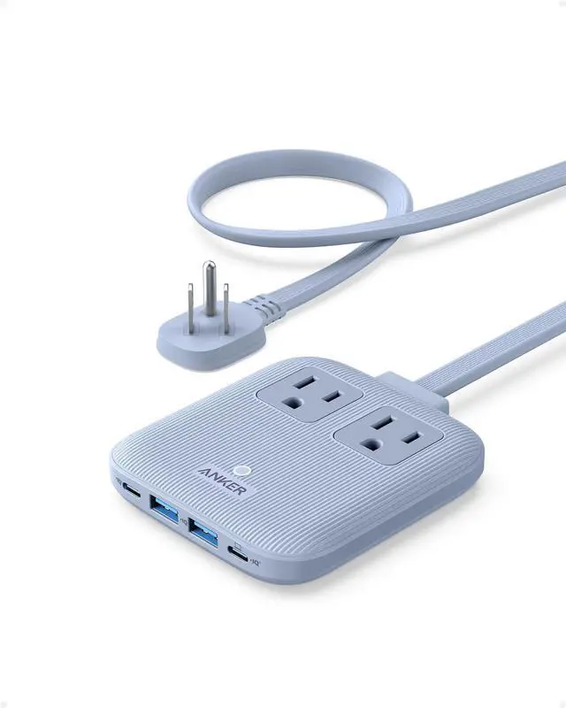 Main image of Travel Power Strip, Anker Nano 67W Max 6-in-1 USB C Charger, 2 USB C