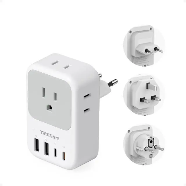 Main image of All European UK Travel Plug Adapter Kit, PD 20W