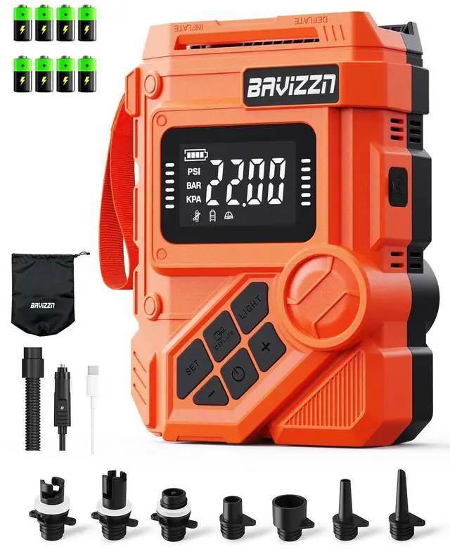 Main image of 59.2Wh Rechargeable SUP Pump, 22PSI Electric Paddle Board Pump