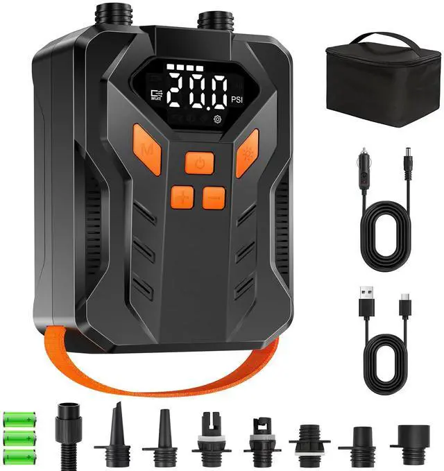 Main image of Rechargeable 20PSI Electric Paddle Board Pump, Inflation & Deflation