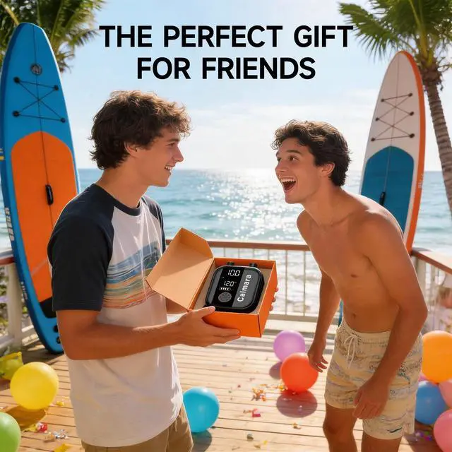 Alt view image 7 of 7 - B1 Electric Paddle Board Pump,Rechargeable 10000mAh Cordless/12V DC 22 PSI High Pressure SUP Pump,Inflation & Deflation,Auto-Off for Stand Up Surfing Kite,Tent,Boat Gift for Men