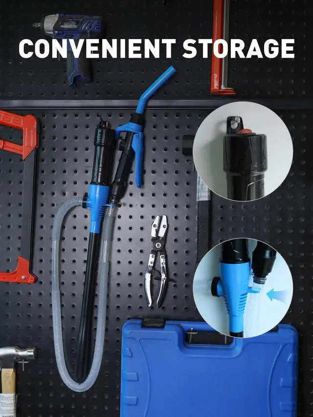 Alt view image 7 of 7 - Cordless Fuel Transfer Pump Battery Powered Fluid Transfer Pump, 2.8 GPM