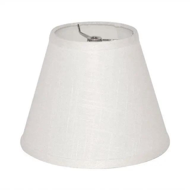 Main image of Small lamp shades, 6x10x7.5 Inch White Barrel Lamp Shade for Table Lamps