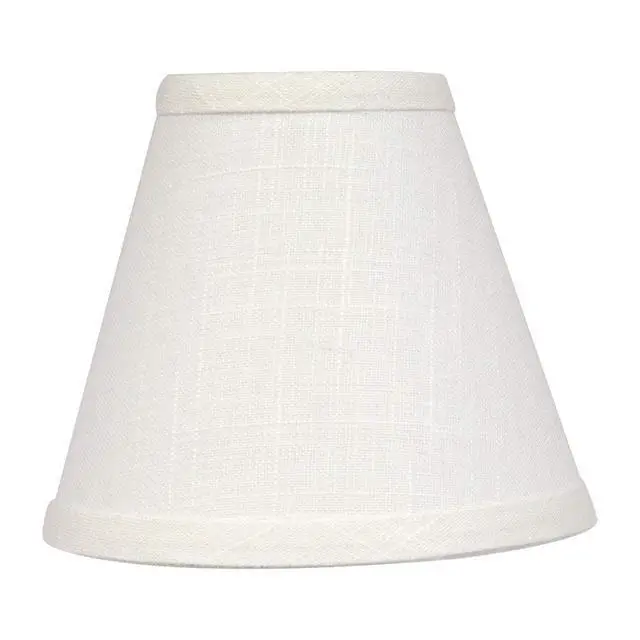 Alt view image 7 of 7 - Small lamp shades, 6x10x7.5 Inch White Barrel Lamp Shade for Table Lamps
