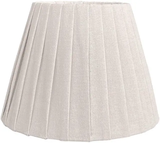 Alt view image 4 of 7 - Small Lamp Shade, 6 x 10 x 7.5 inch Brown Pleated Bell Shade