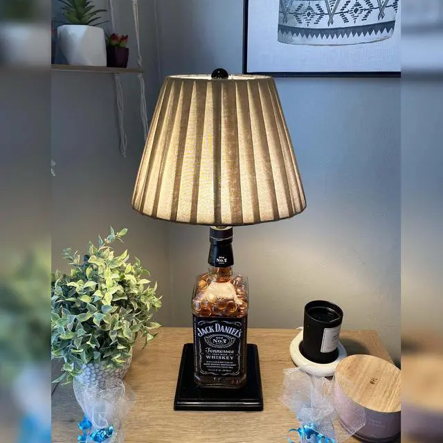 Alt view image 5 of 7 - Small Lamp Shade, 6 x 10 x 7.5 inch Brown Pleated Bell Shade