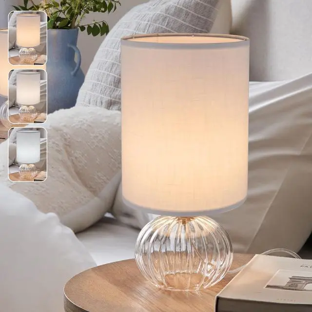 Alt view image 7 of 7 - White Linen Tall Drum Lampshade, 10" Top x 10" Bottom x 13" High Lamp Shade, Lamp Shade Replacement for Table and Floor Lamps, Pendant Light, Handcrafted Lampshade, Easy Assembly