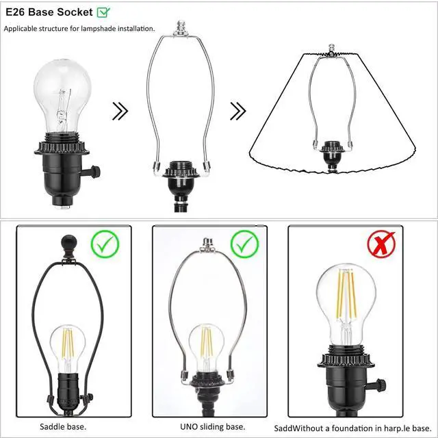 Alt view image 5 of 7 - Pleated Lamp Shade for Arc/Arched Table Lamp/Floor Lamps Replacement Shade 5.9"Top X 16.5"Bottom X 11"High-Cream